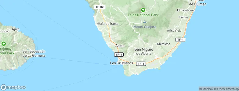 Adeje, Spain Map