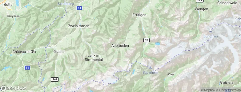 Adelboden, Switzerland Map