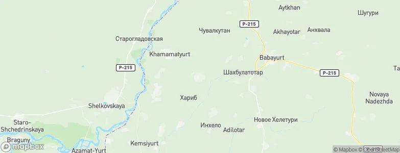 Adil'-Yangiyurt, Russia Map