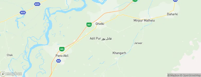 Adilpur, Pakistan Map