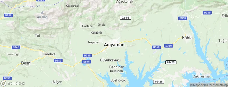 Adıyaman, Turkey Map