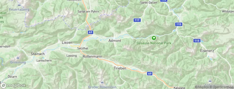 Admont, Austria Map