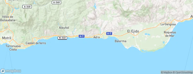 Adra, Spain Map