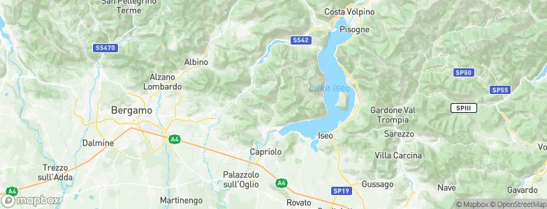 Adrara San Martino, Italy Map