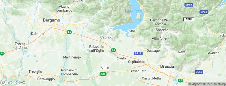 Adro, Italy Map