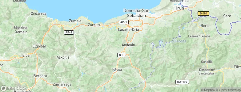 Aduna, Spain Map