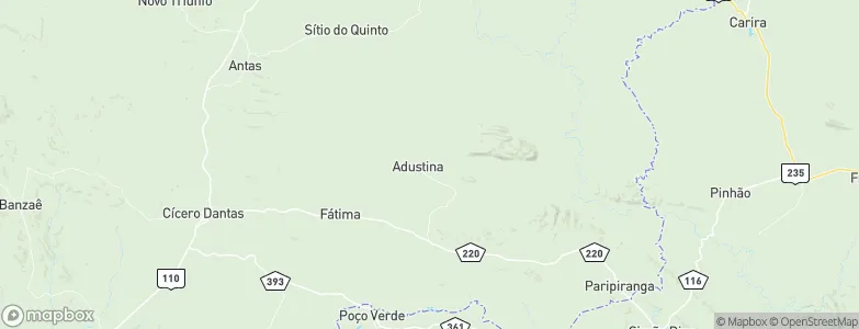 Adustina, Brazil Map