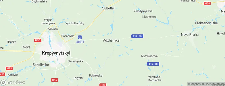 Adzhamka, Ukraine Map