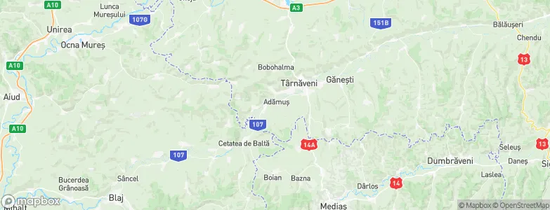 Adămuş, Romania Map