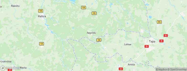 Aegviidu vald, Estonia Map