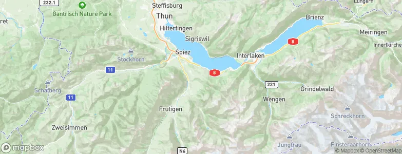 Aeschiried, Switzerland Map
