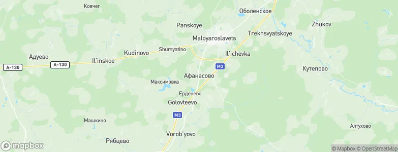 Afanasovo, Russia Map