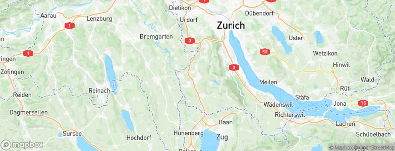 Affoltern am Albis, Switzerland Map