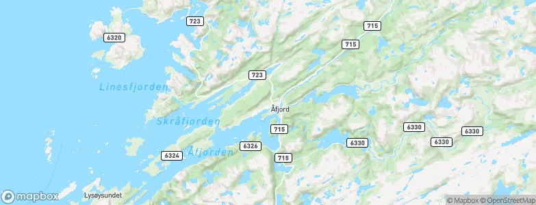 Åfjord, Norway Map
