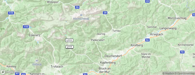 Aflenz Kurort, Austria Map