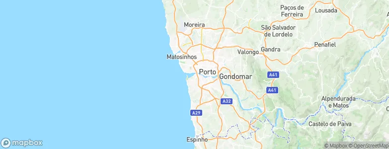 Afurada de Baixo, Portugal Map