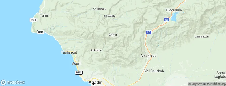 Agadir-Ida-ou-Tnan, Morocco Map