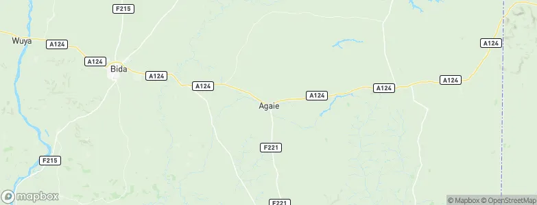 Agaie, Nigeria Map