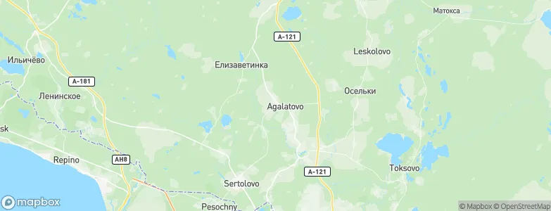 Agalatovo, Russia Map