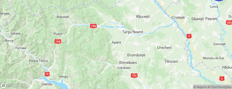 Agapia, Romania Map
