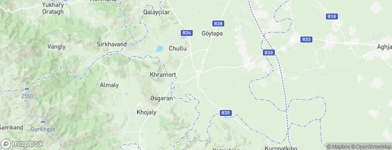 Ağdam, Azerbaijan Map