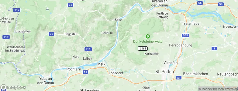 Aggsbach, Austria Map