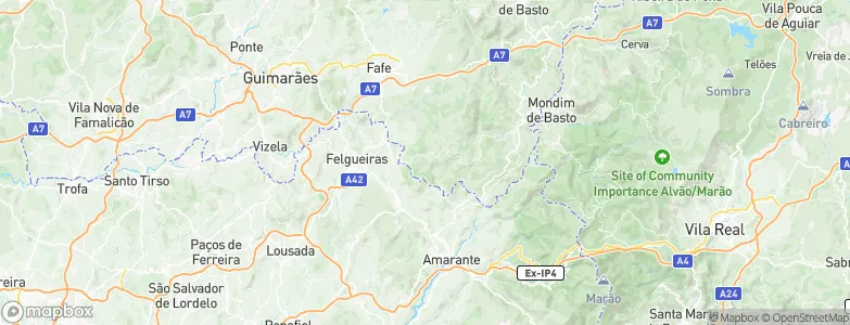 Agilde, Portugal Map
