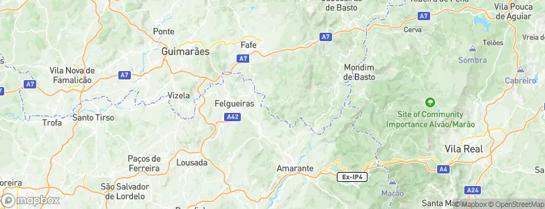 Agilde, Portugal Map