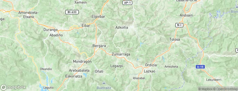Aginaga, Spain Map