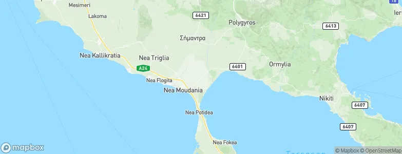 Agios Mamas, Greece Map