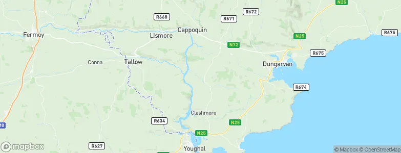 Aglish, Ireland Map