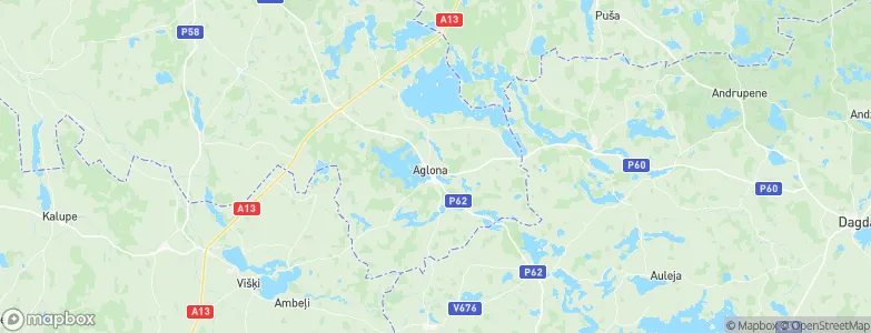 Aglona, Latvia Map