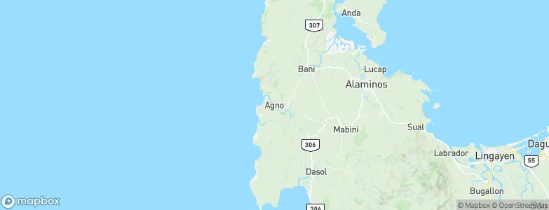 Agno, Philippines Map