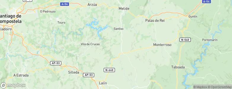 Agolada, Spain Map
