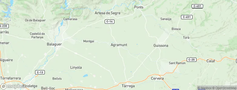 Agramunt, Spain Map