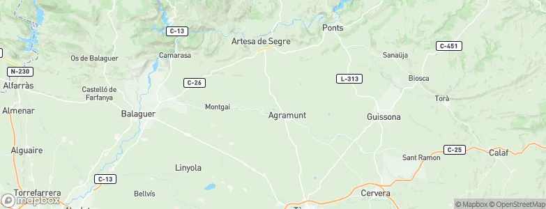Agramunt, Spain Map