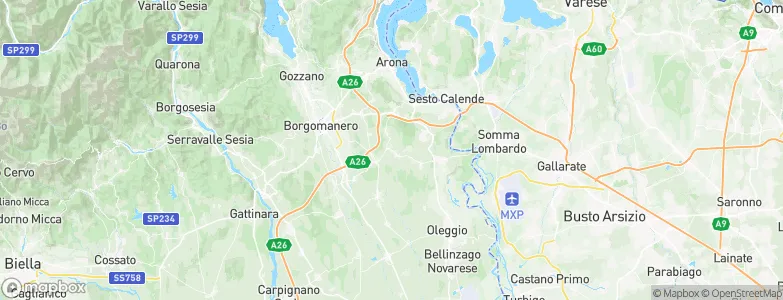 Agrate Conturbia, Italy Map