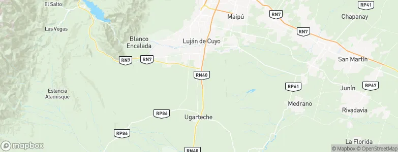 Agrelo, Argentina Map