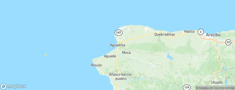 Aguadilla, Puerto Rico Map