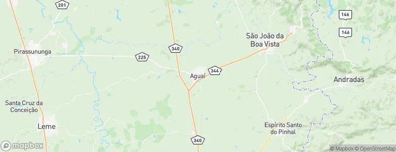 Aguaí, Brazil Map