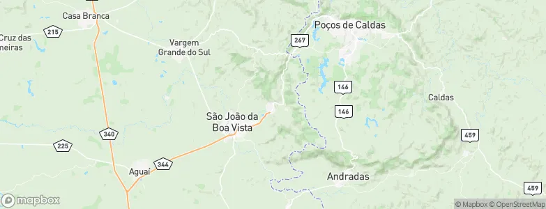 Águas da Prata, Brazil Map