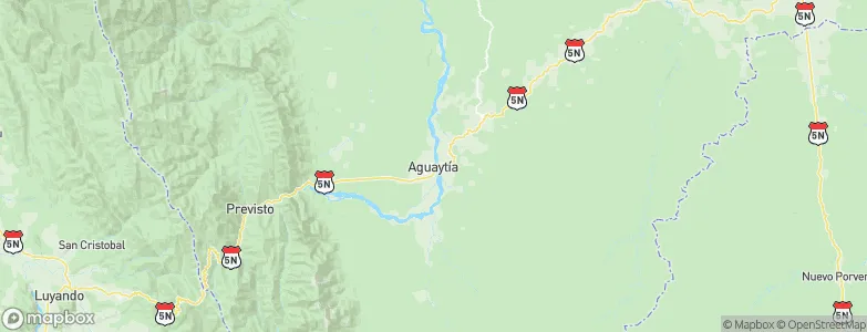 Aguaytía, Peru Map