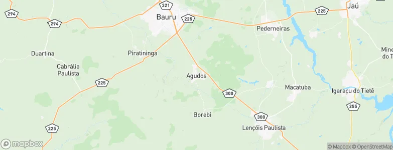 Agudos, Brazil Map