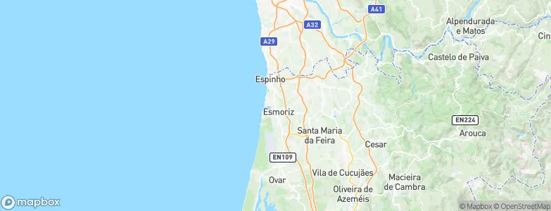 Agueiro de Baixo, Portugal Map