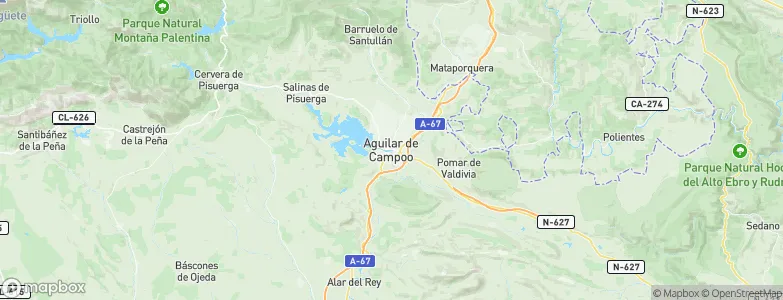 Aguilar de Campoo, Spain Map