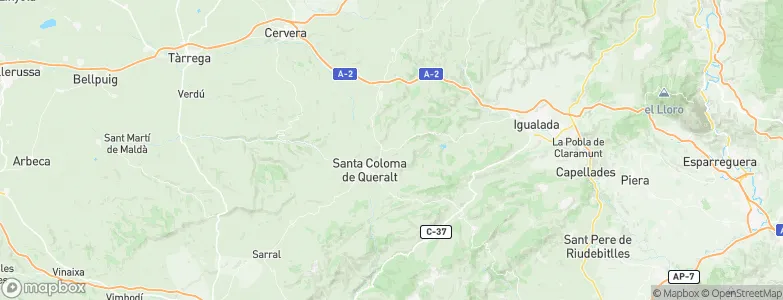 Aguiló, Spain Map