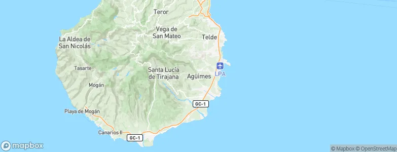 Agüimes, Spain Map
