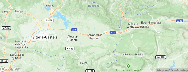 Agurain / Salvatierra, Spain Map