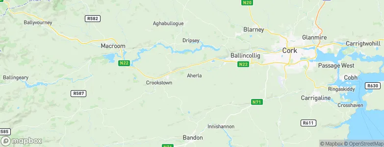 Aherla, Ireland Map