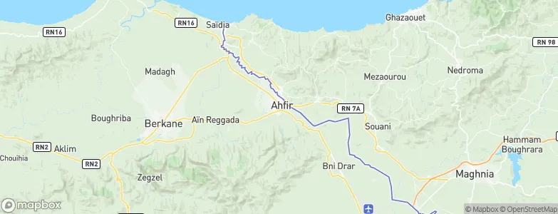 Ahfir, Morocco Map